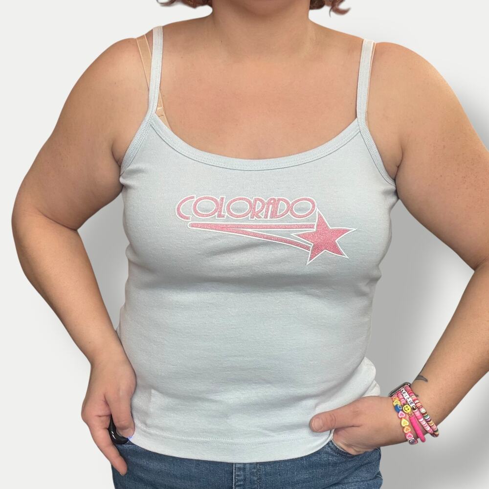 Alore Colorado blue tank top cami size XL